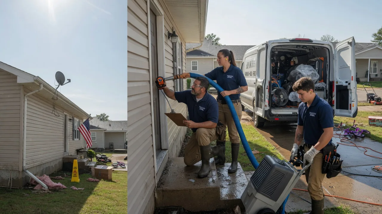 Ceiling Water Damage Restoration in Waverly, IA near me